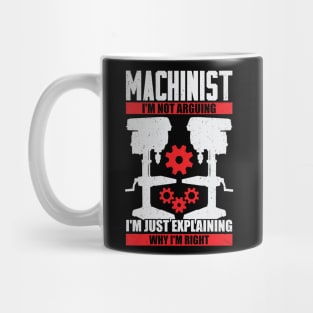 Funny Machinist Machine Operator Gift Mug